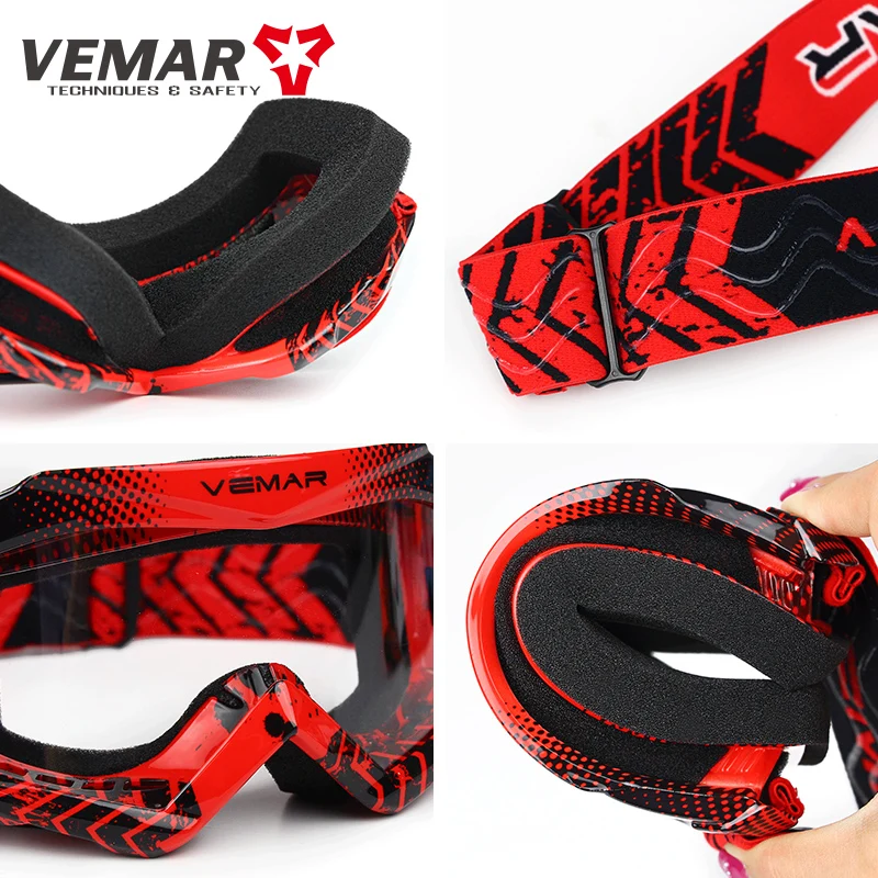 Прямая продажа с фабрики Детская Cross Racing профессиональные очки для От 4 до 12 лет лыжный Мотоцикл Внедорожный