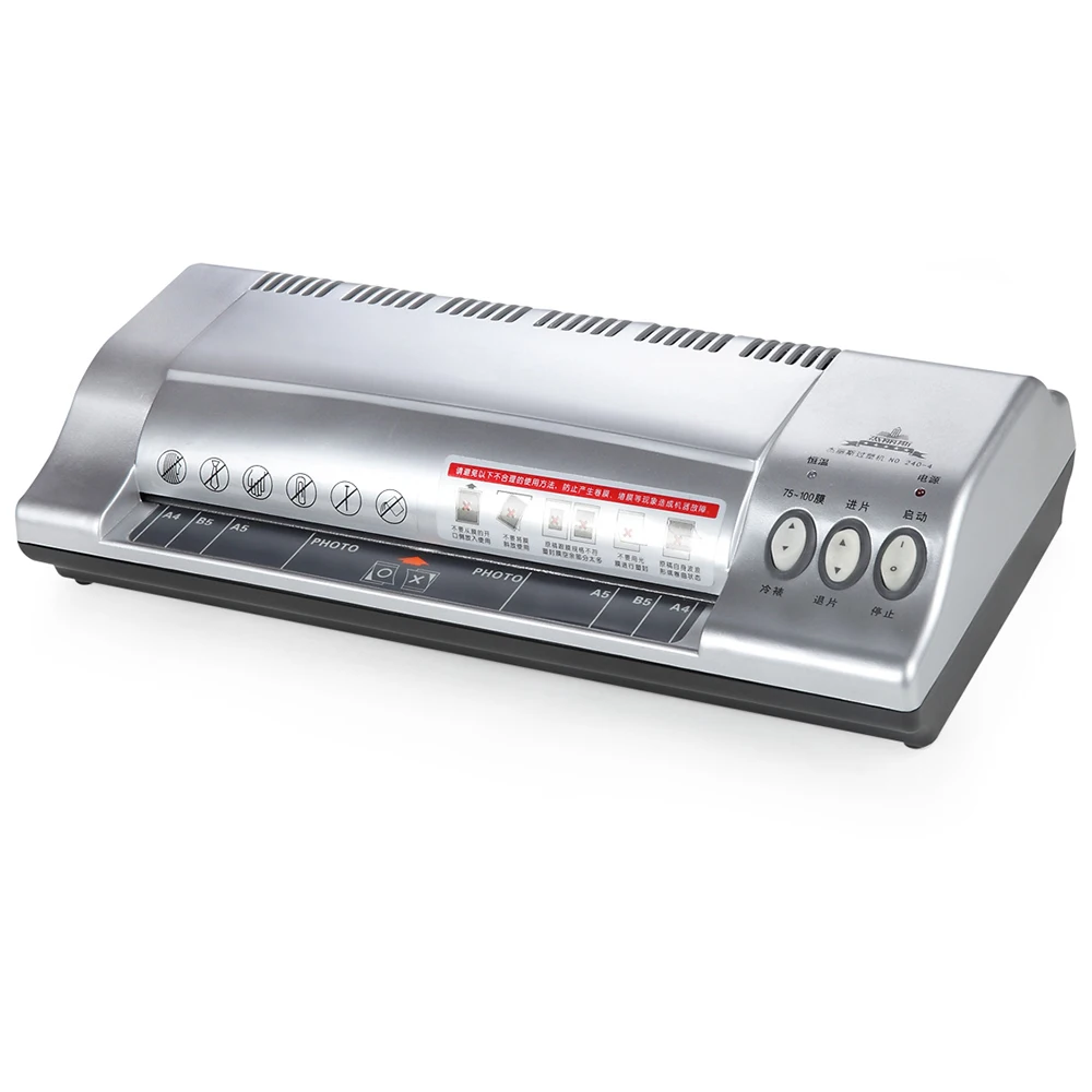 New design fast warm-up A4 Hot Cold laminator Office Laminating Machine Manual Table Pouch Laminator