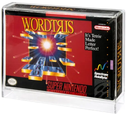 Пользовательские прозрачные Snes или N64 в коробке видеоигры акриловый дисплей