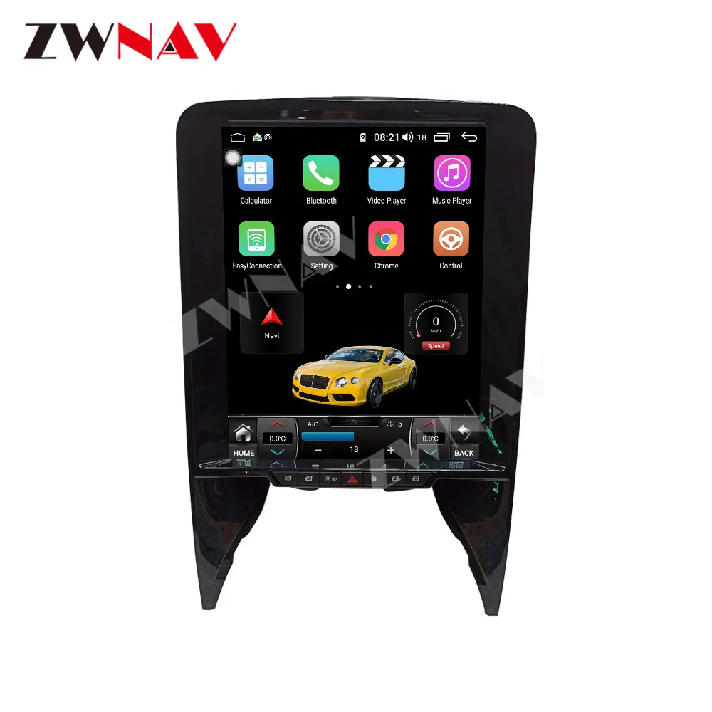 Головное устройство ZWNAV в стиле Tesla для Lamborghini Gallardo 2004 - 2015 LP570 LP560 Android мультимедийный радиоплеер Автомобильный