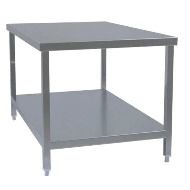 Food preparation work table fish cleaning stainless steel work bench 201/304 worktables