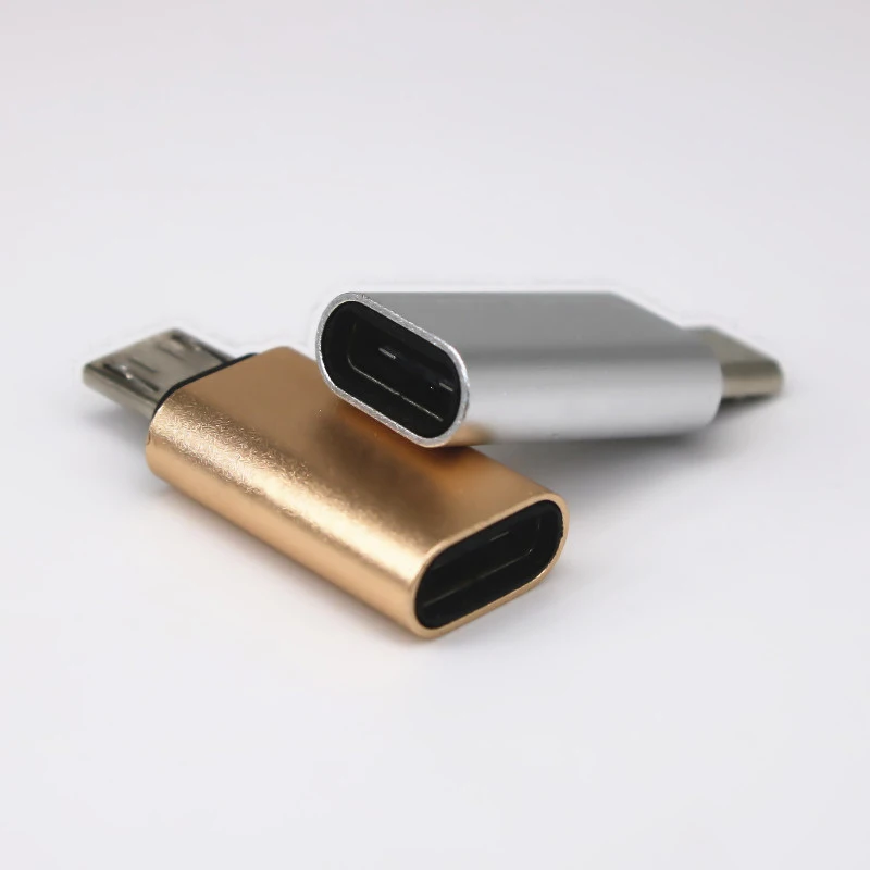 Портативный переходник OTG Type C с гнездом type-c на micro