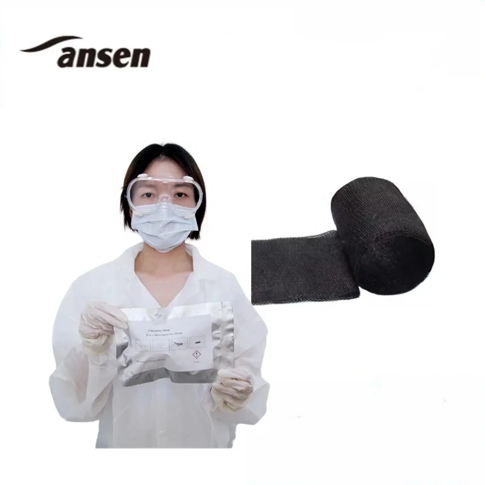 Quick Hardening Fiberglass Wrap Seal Tape Pipe Repair Bandage for Leaking Pipelines in Marine