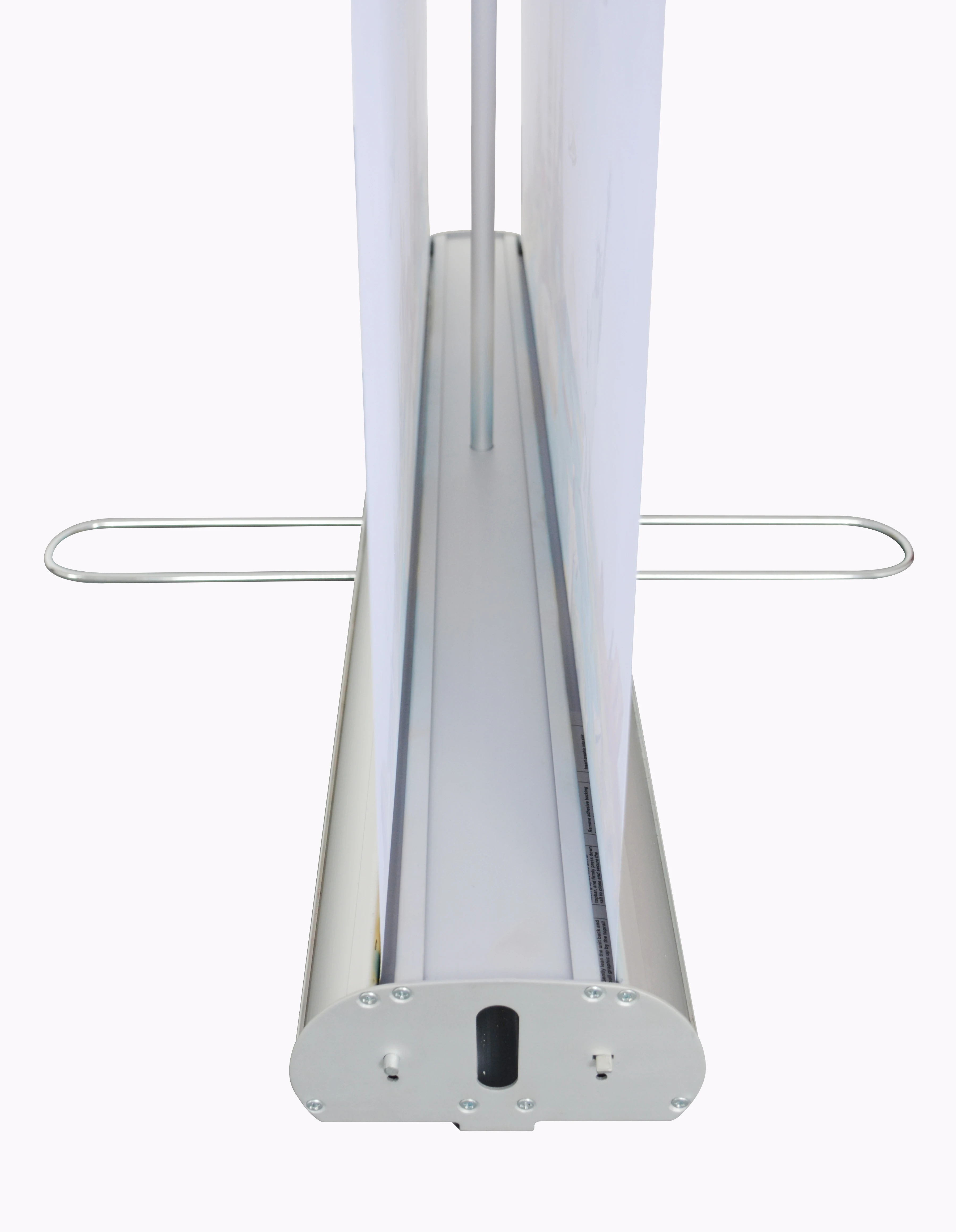 Double side aluminium rotating roll up stand banner tradeshow backwall display frame portable display frame