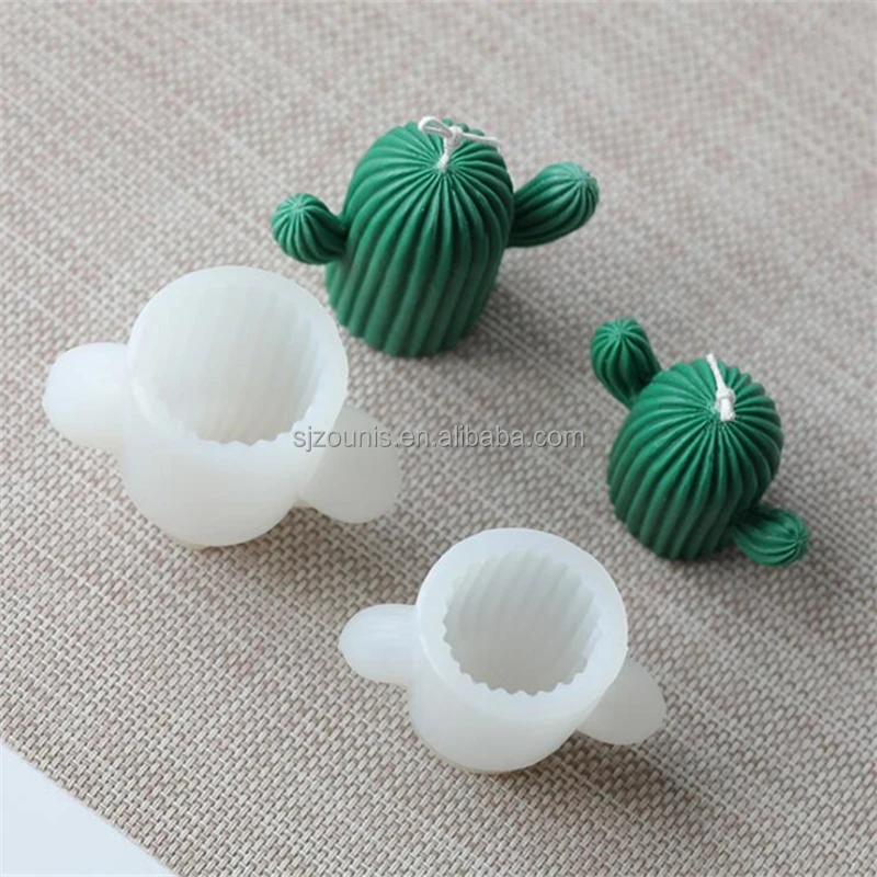 Succulent Silicone Candle Moulds Customized Cactus Silicone Mold Candles Handmade Molds Soap