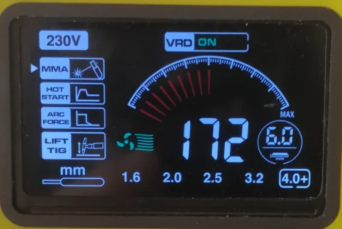 MMA аппарат для сварки IGBT инвертор DC LCD