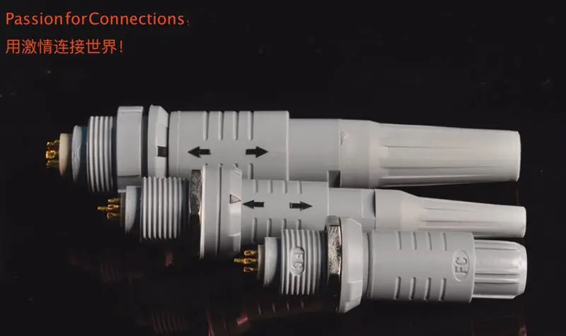 Finecables Compatible Lemos Medical 1P Series 304/308/314 Plastic Push Pull Connector
