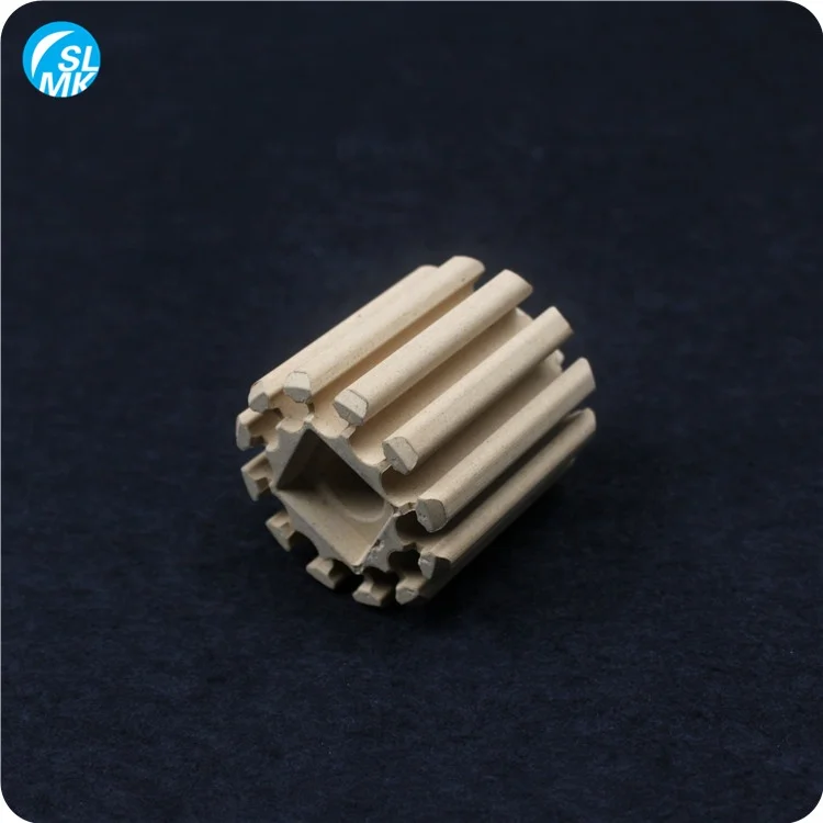 refractory machine parts cordierite ceramic bobbin heater insulators