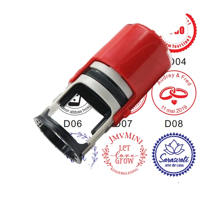 Custom Logo Address Stamp Self-inking Monogram Rubber Personalized For Card Making Weddings Writing Invitations Housewarmings