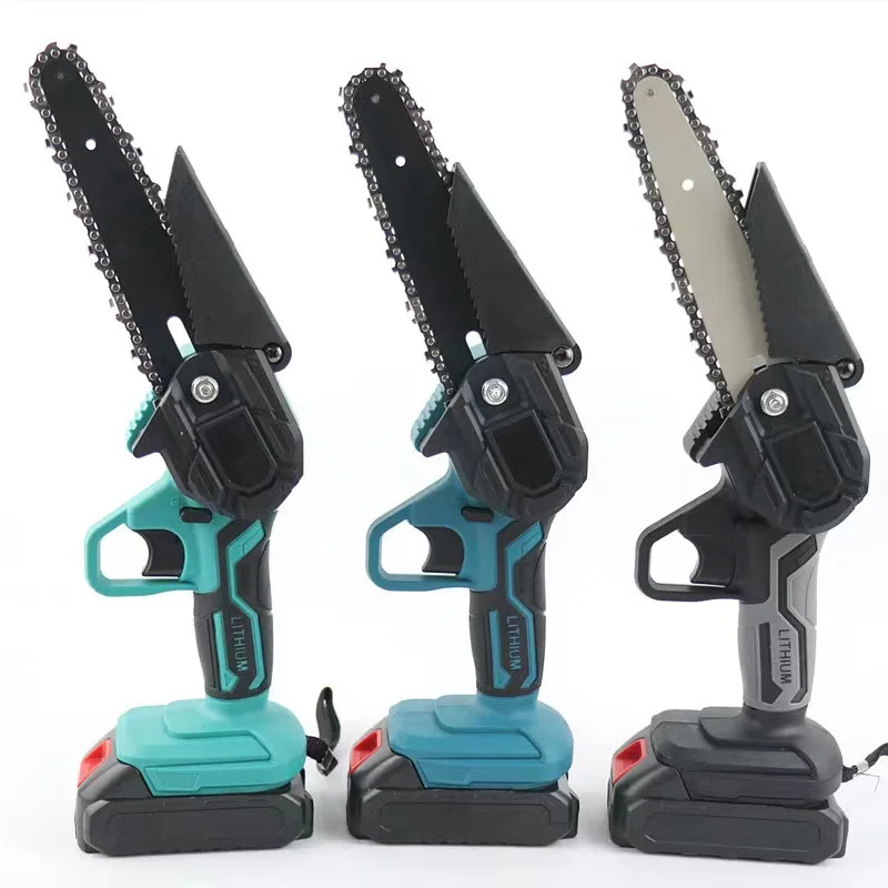 Lithium powered portable small rechargeable electric power mini handheld hand tree cutting homelite cordless battery chainsaw