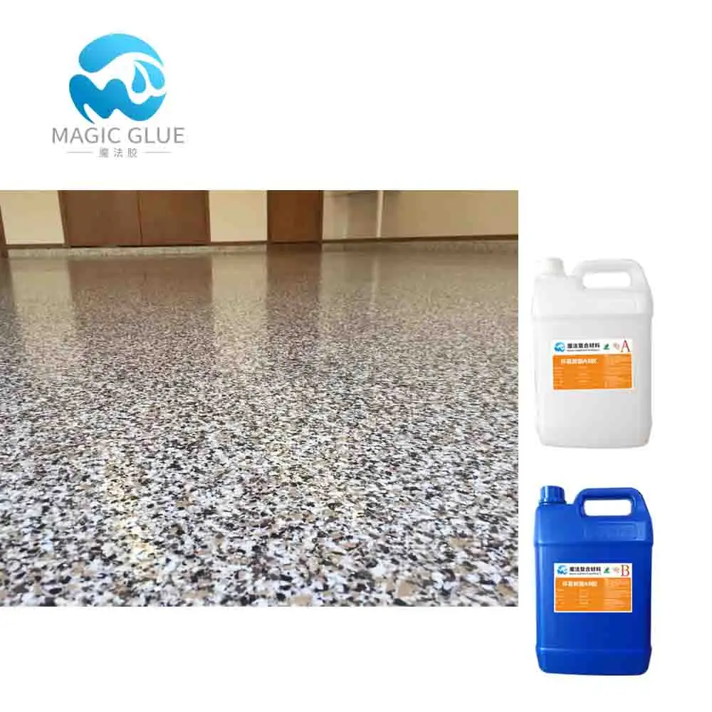 Hot sale epoxy resin coating for acryl flake garage floor