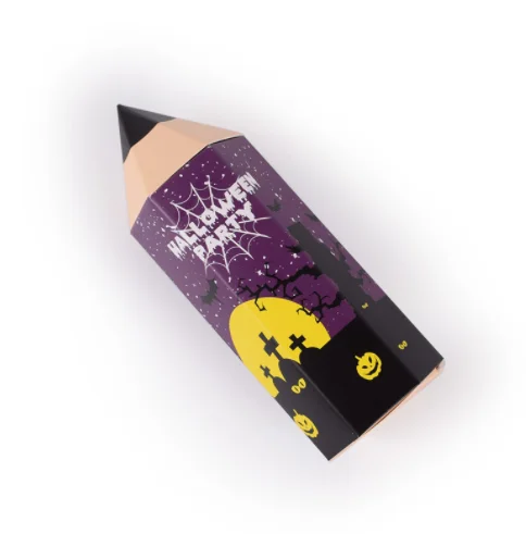 Color Printing Packaging Box Pencil Candy Gift Box Halloween Cartoon Candy Box