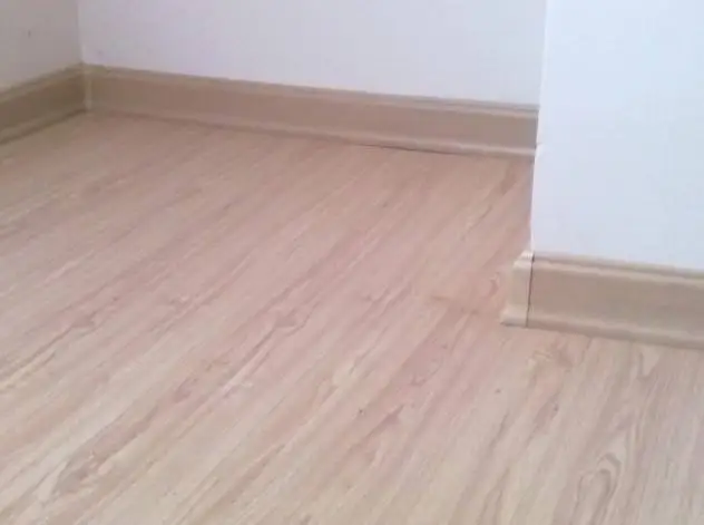 Factory price wood grain wpc skirting board, pvc composite baseboard skirting line