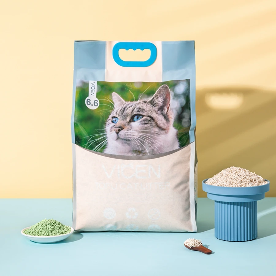 OEM High-tech Production Best Selling Factory Natural Fast Clumping tofu Cat Litter