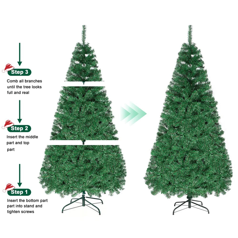 Duoyou Customized Home Holiday Ornament Craft Artificial Exterior Xmas Outdoor Christmas Tree