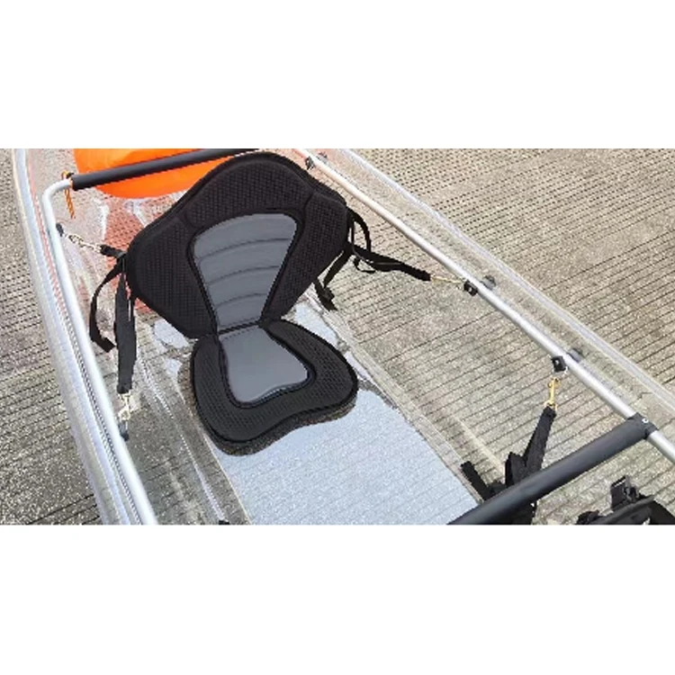 Professional Manufacturer Kayaks Sit On Top Tandem Clear Bottom Transparent Canoe Kayak With Paddles For Sale