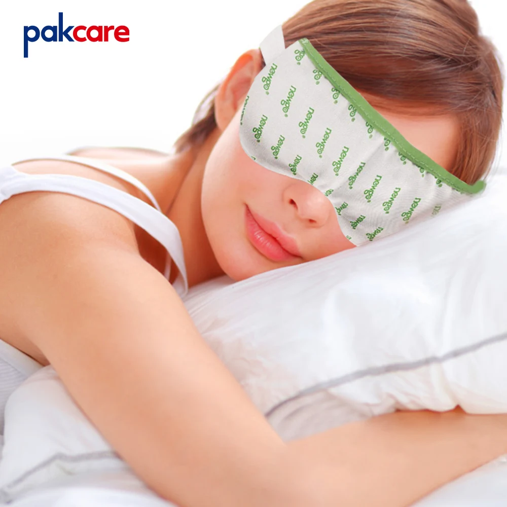 Lavender scented plush mask Microwavable heating clay beads eye mask