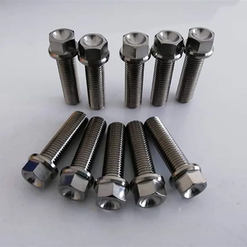 Gr5 Titanium Motorcycle Bolts Titanium Alloy Screws