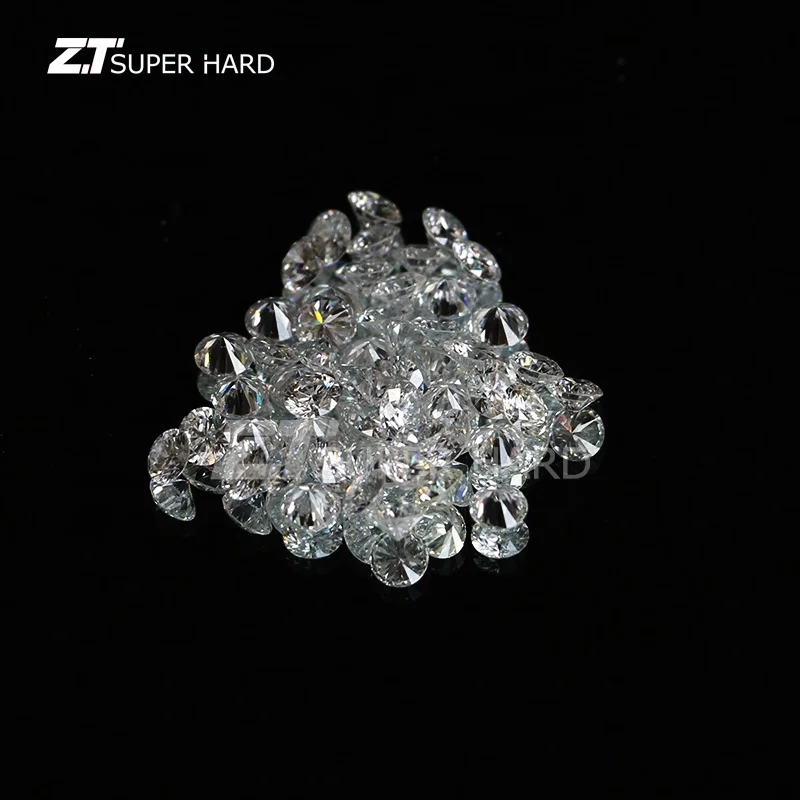 Wholesale 0.05 ct 2.8mm 2.5mm 5 point loose lab grown hthp cvd diamonds 2.3mm 0.05 carat round diamond price