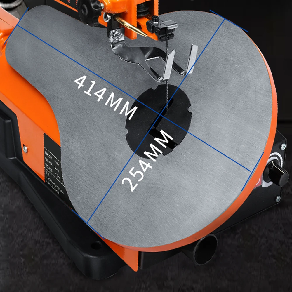 16 inch Variable Speed Scroll Saw with Work Light Flexible Shaft