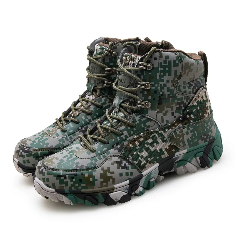 
Men wear resistant hiking boot ankle Keep warm newly best sell outdoor boots 