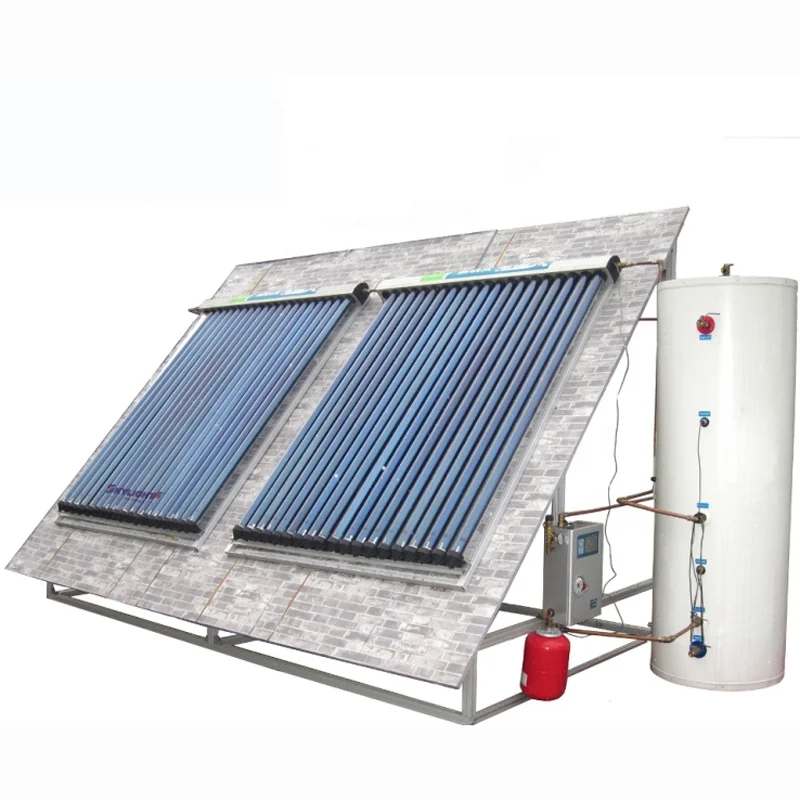 2022 new arrival split solar water heater system home use Heat Pipe Solar Water Heater with pressure solar heat collector