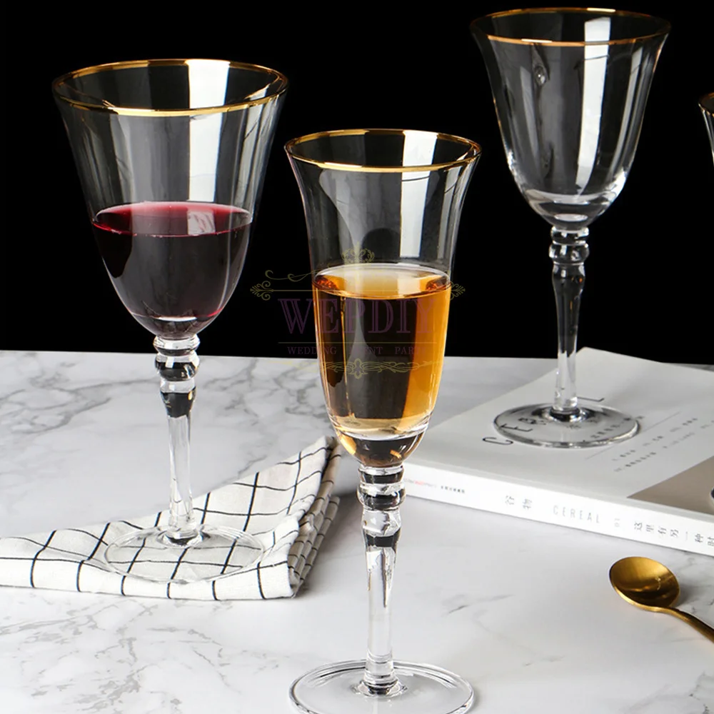 European Hot Event Wine Glasses Set Customize Wine Glasses Set Of 6 For Wedding Party