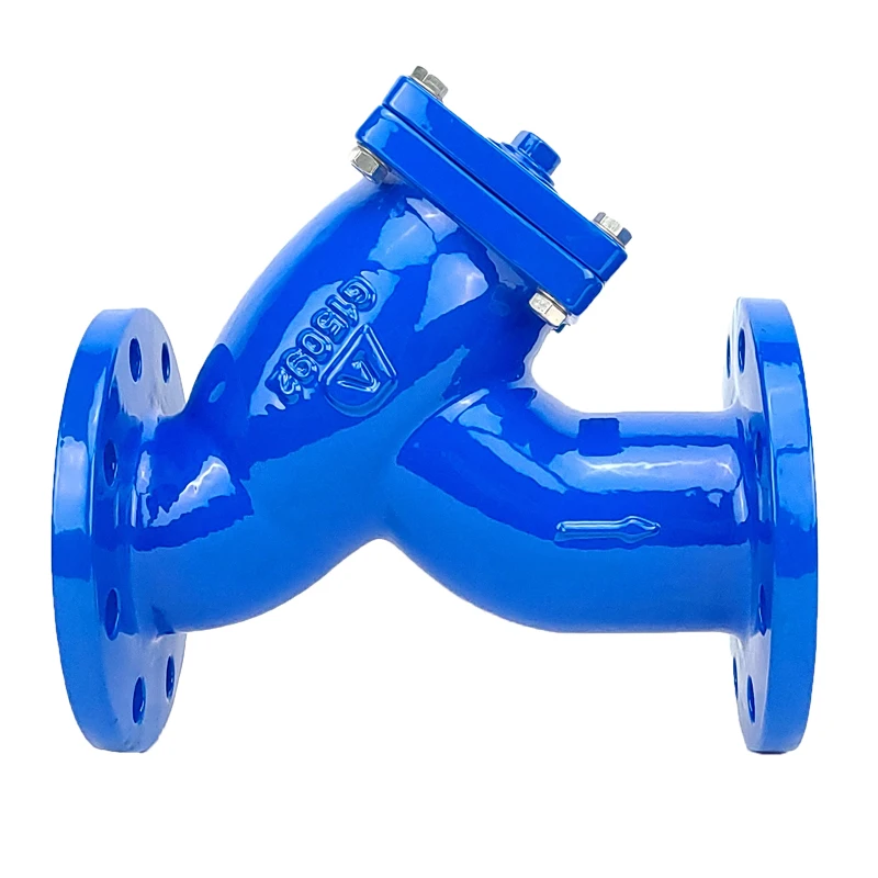 Cast iron Y-strainer valve DIN 3202-F1 100 mm y type filter