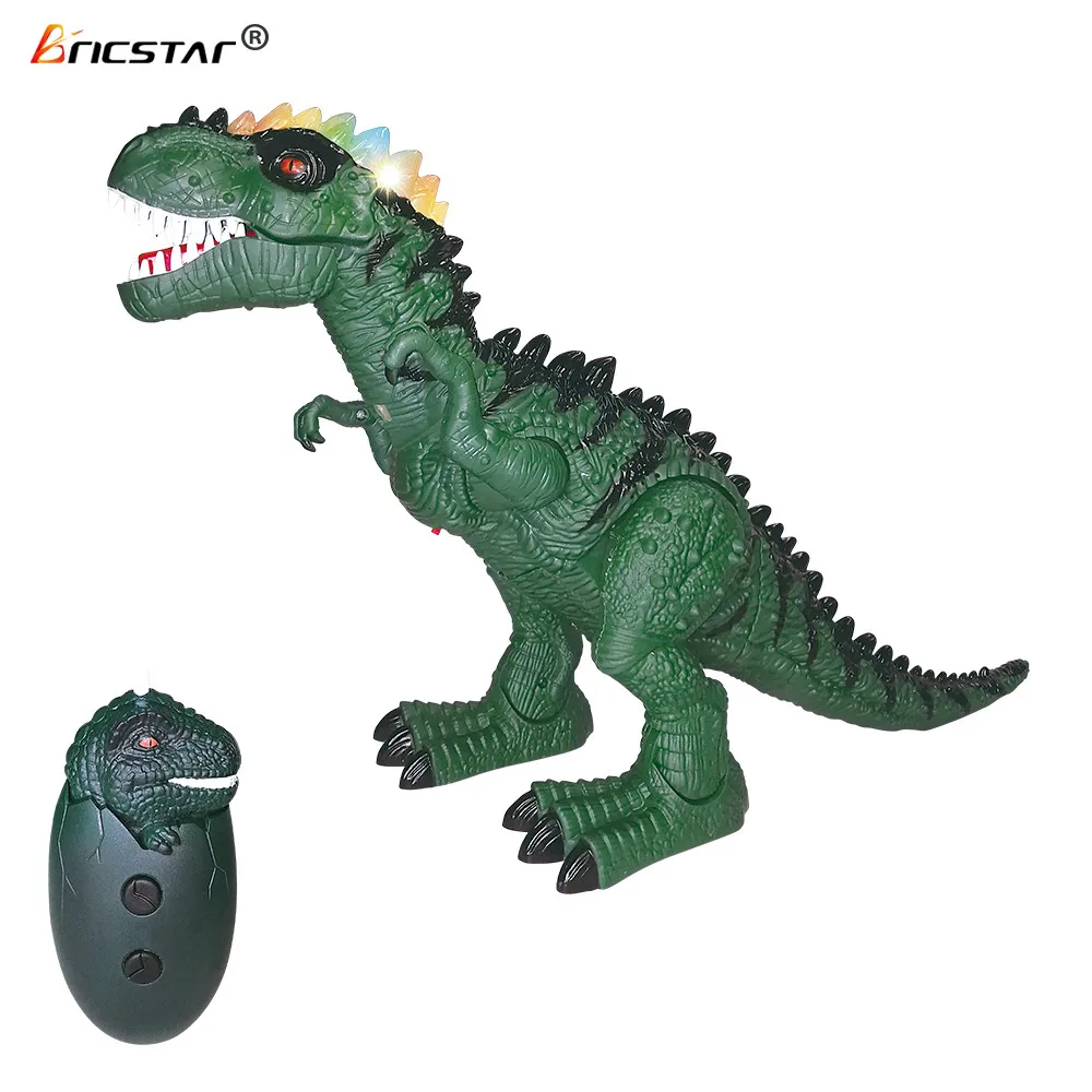 Bricstar new Arrive can lay eggs rc dinosaur robot, children toys dinosaurs for sale