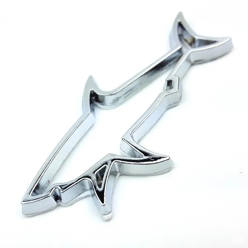 Customized new waterproof electroplated silver logo personalized printing car logo