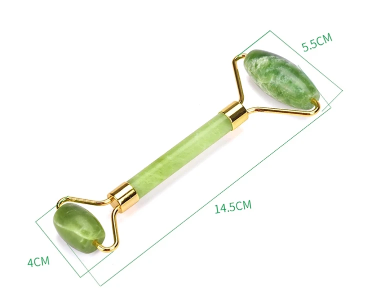 
Hot sell amazon natural little green flower original boots jade roller avis 