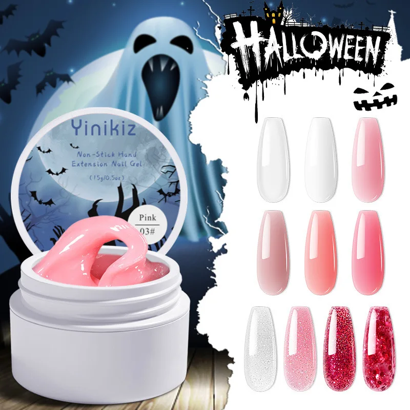 15g set Camouflage Halloween Nail Extension Uv Gel Lacquer Cream Acrylic Gel Private Labeling Gel Builder