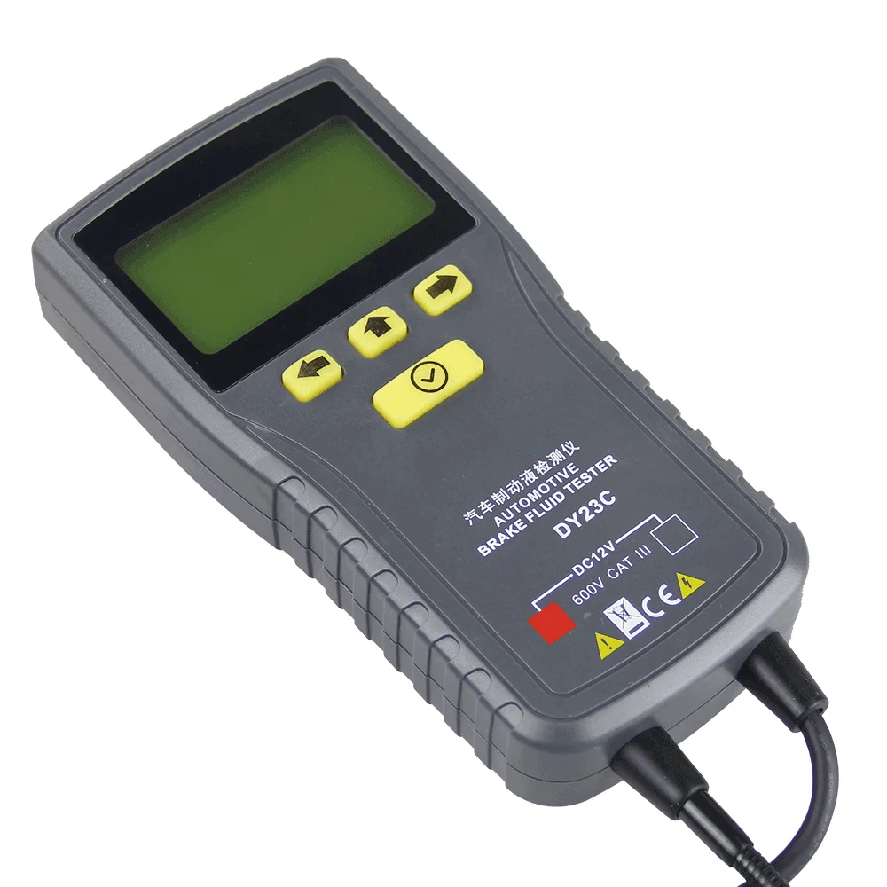 dy23c Automotive Auto Vehicle Car Oil Brake Fluid Tester Detector Water Content Check Universal Oil Quality DOT 3/4/5.1