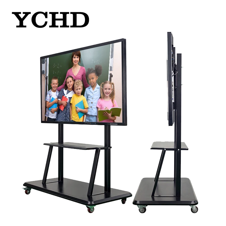 55inch interactive screen infrared touch digital smart whiteboard for school