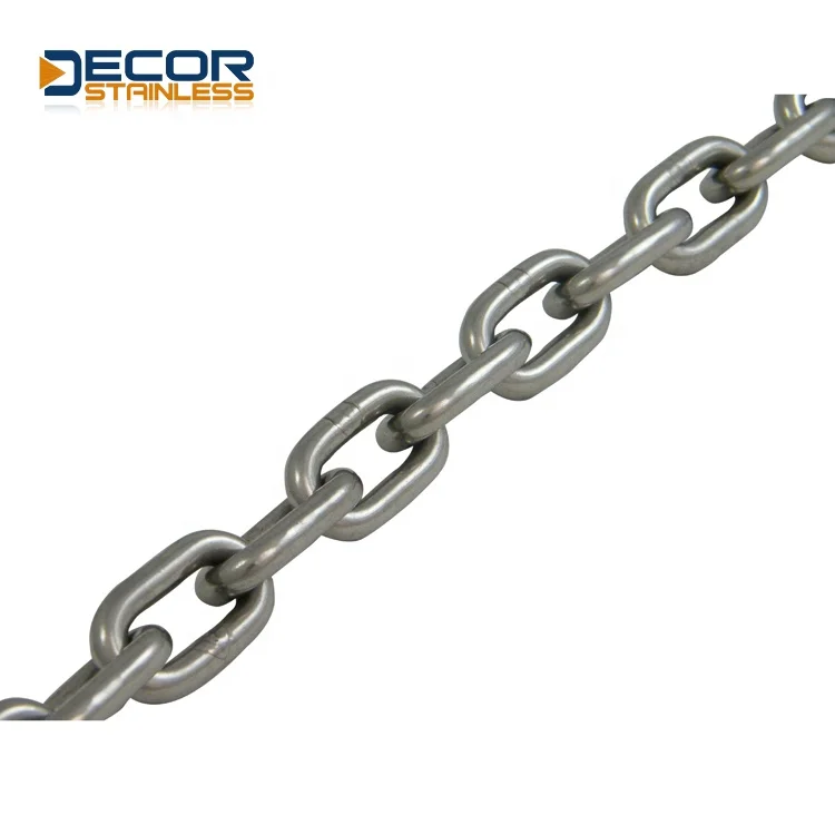 Various specifications Hight strength and polished stainless steel Link Chain