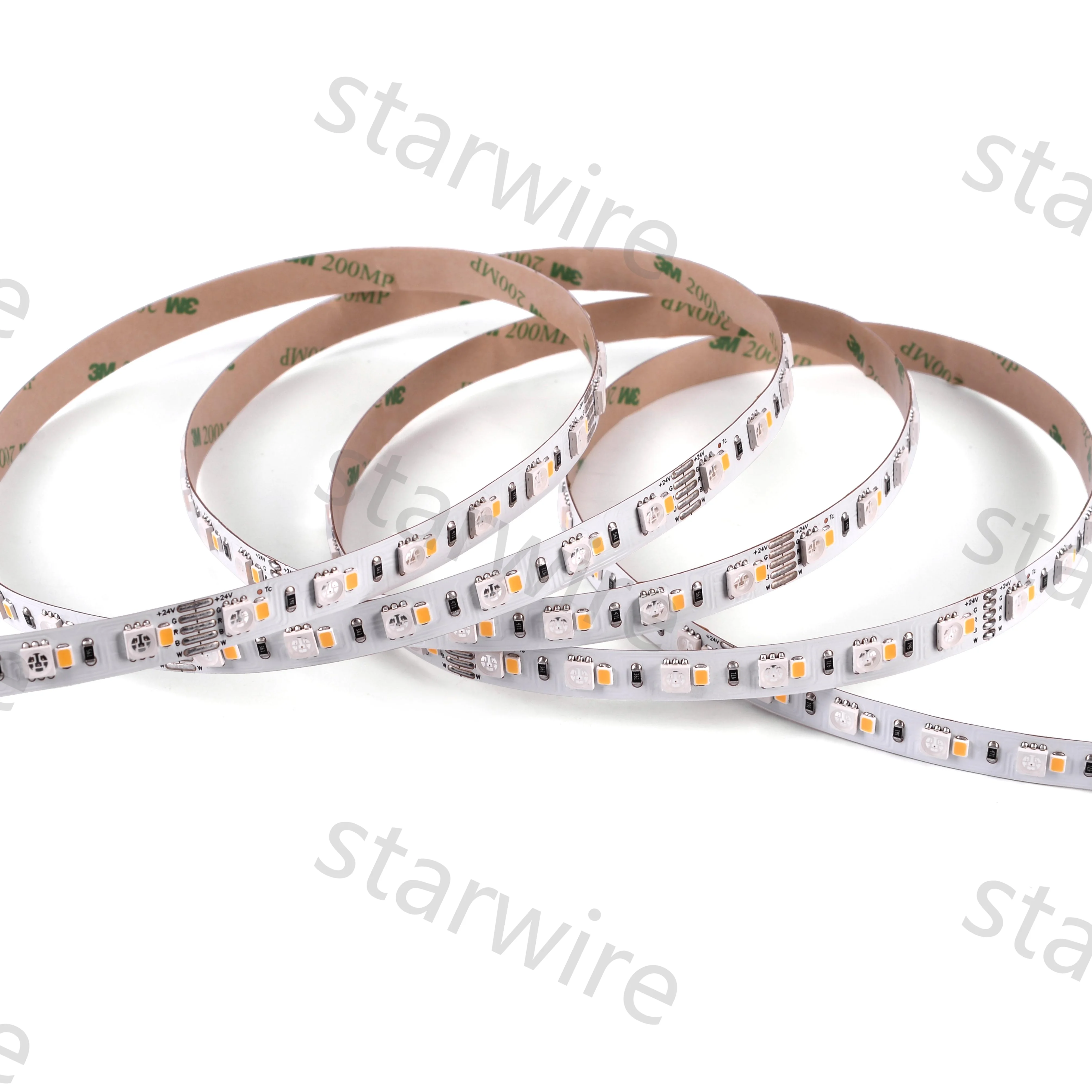 2021 New design hot selling 5050 RGB+2835 White strip high quality 14.4W led tape 2835 warm white RGBW led strips 12v