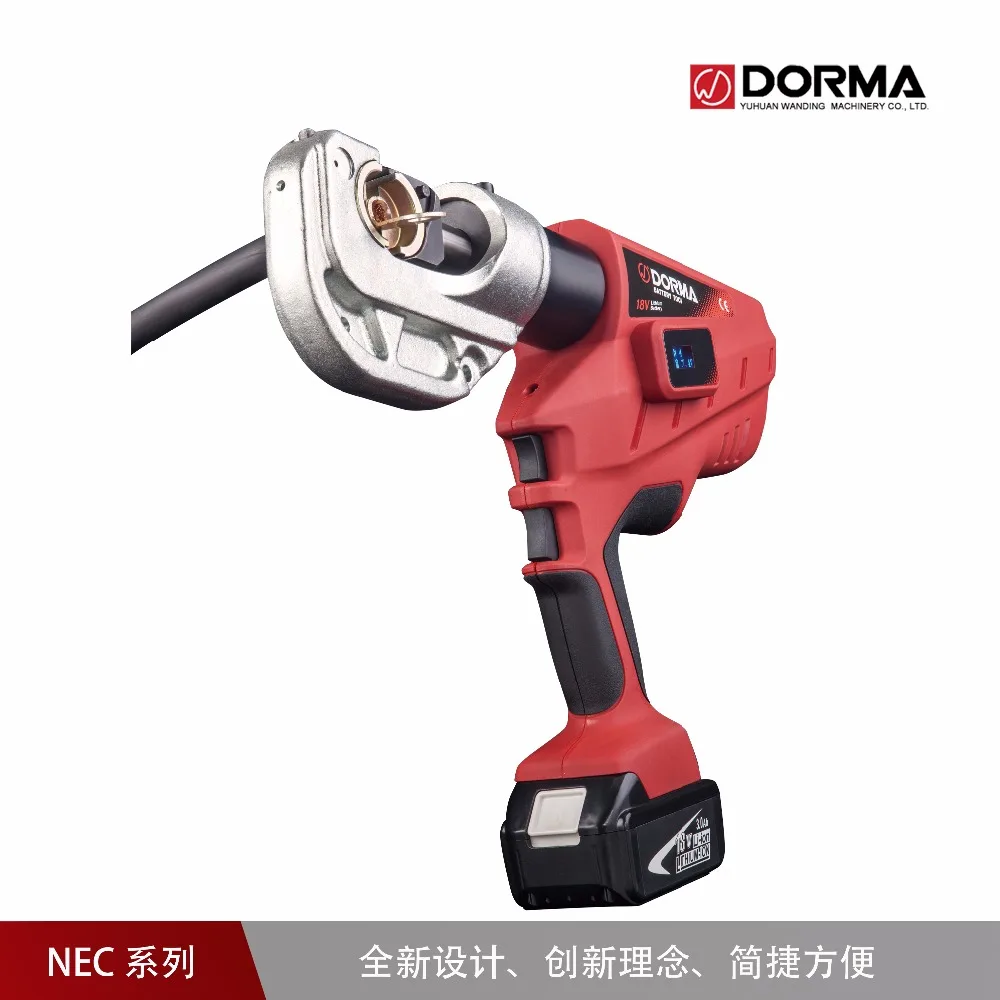 NEC-400 Battery power hydraulic wire cable lug terminal crimping tool