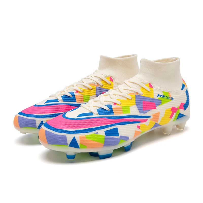 New Arrival Popular Design Fashion Messi Neymar Supply Classical Sport Turf Match Football Athletic Man Women Soccer Cleat Shoes