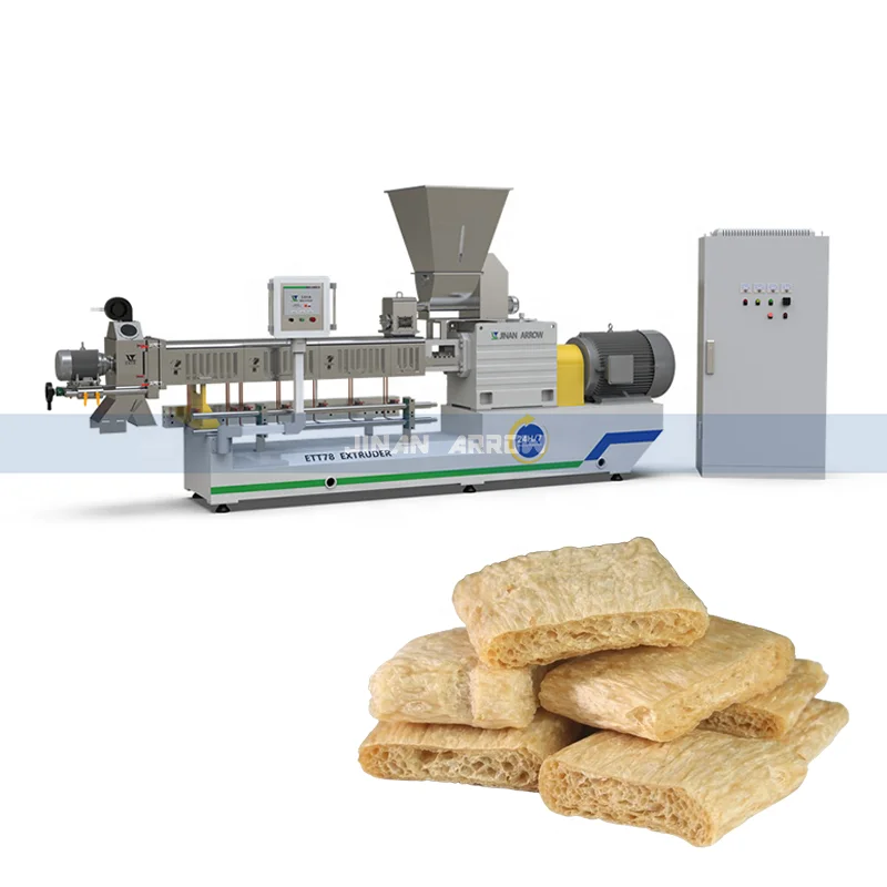 Soya Food Product Extruder Corn Soya Blend Extruder Plant For Manufacturing Machine