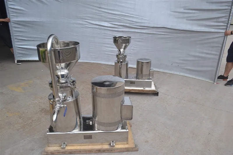 For sale stainless steel chili sauce grinding machine JTM-140F tahini paste processing machine cocoa bean sauce grinder