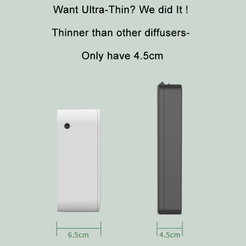 Bluetooth controlled battery wall mounted aroma diffuser small size large coverage scent dispenser