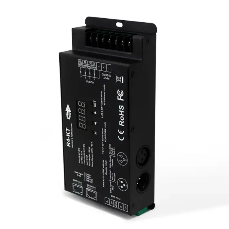 GLS 4-channel RDM DMX512 decoder