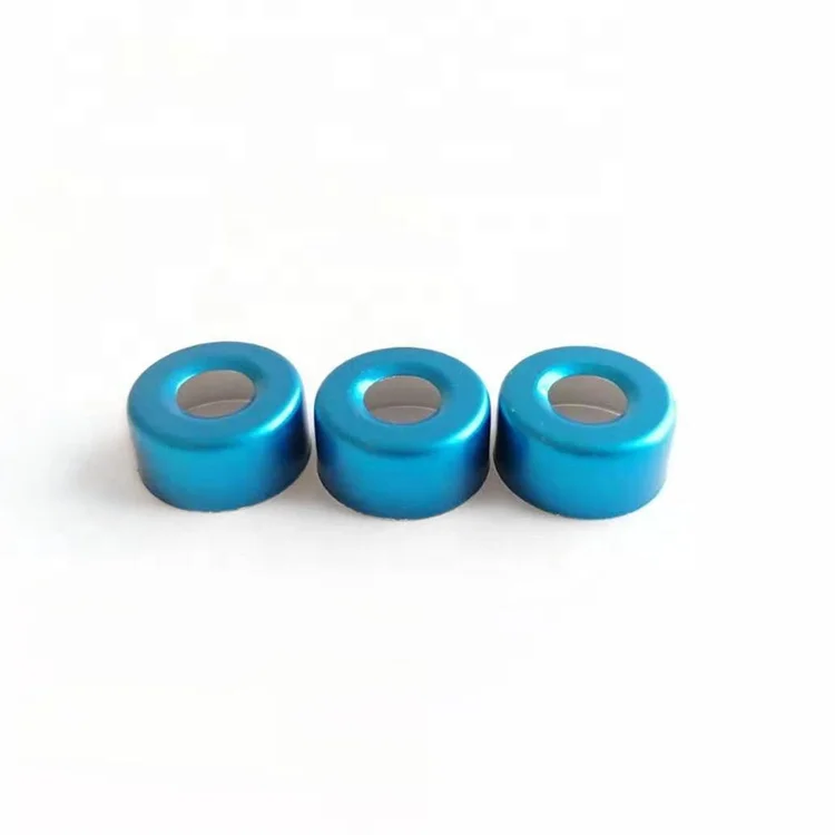 20mm flip tear off vial seal caps aluminum plastic seal forglass vials with rubber stoppers and flip-off tops set
