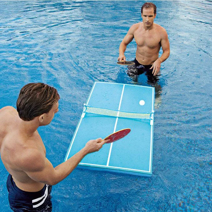 Polar whale floating table dominoes tray Eva  foam floating ping pong table tennis in pool beach chairs hot sell  float tray