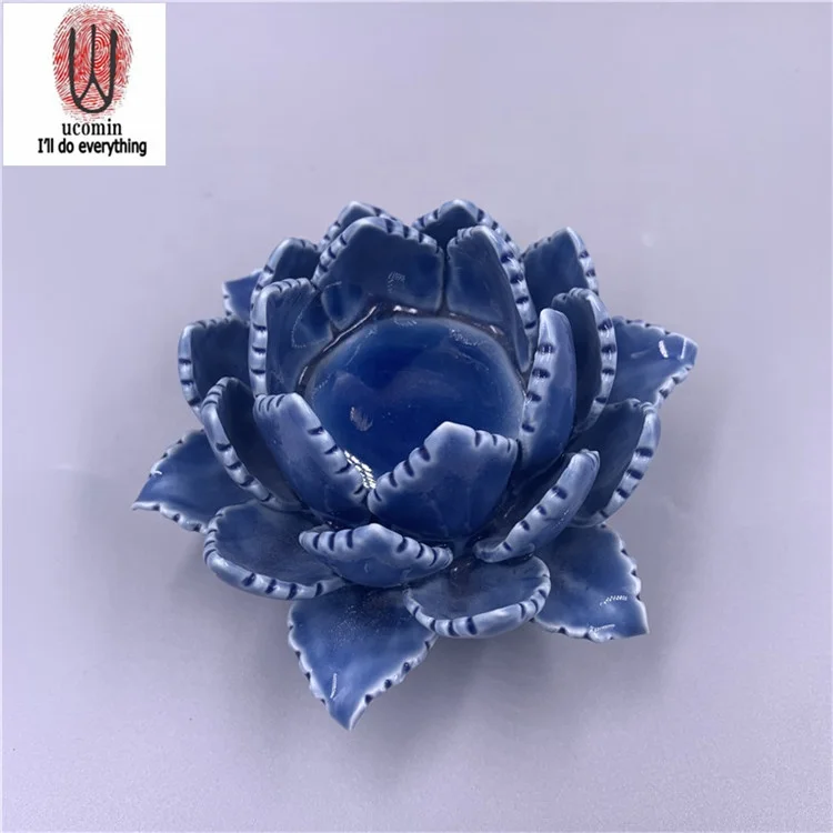 
BUY 2 GET 1 FREE Original New Amazon household decoration ceramic handmade flower candlestick 