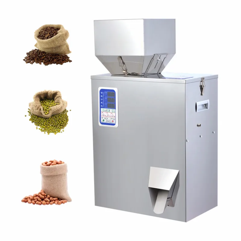 Automatic quantitative granules of nuts melons seeds rice sealing and filling machine