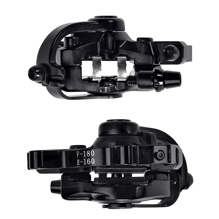 Cheap Bicycle Mechanical Disc Brake Calipers Zoom Ball Bearing Bilateral Brake Calipers For MTB Road Bike