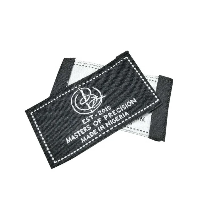 
Factory Wholesale Customized Woven Label Garment Accessories Clothing Label 