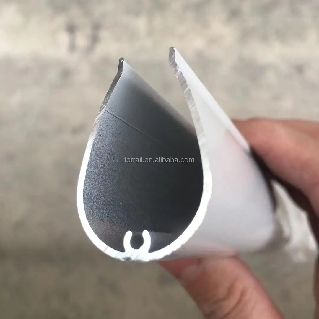 aluminum zebra bottom rail U shade & cordless components