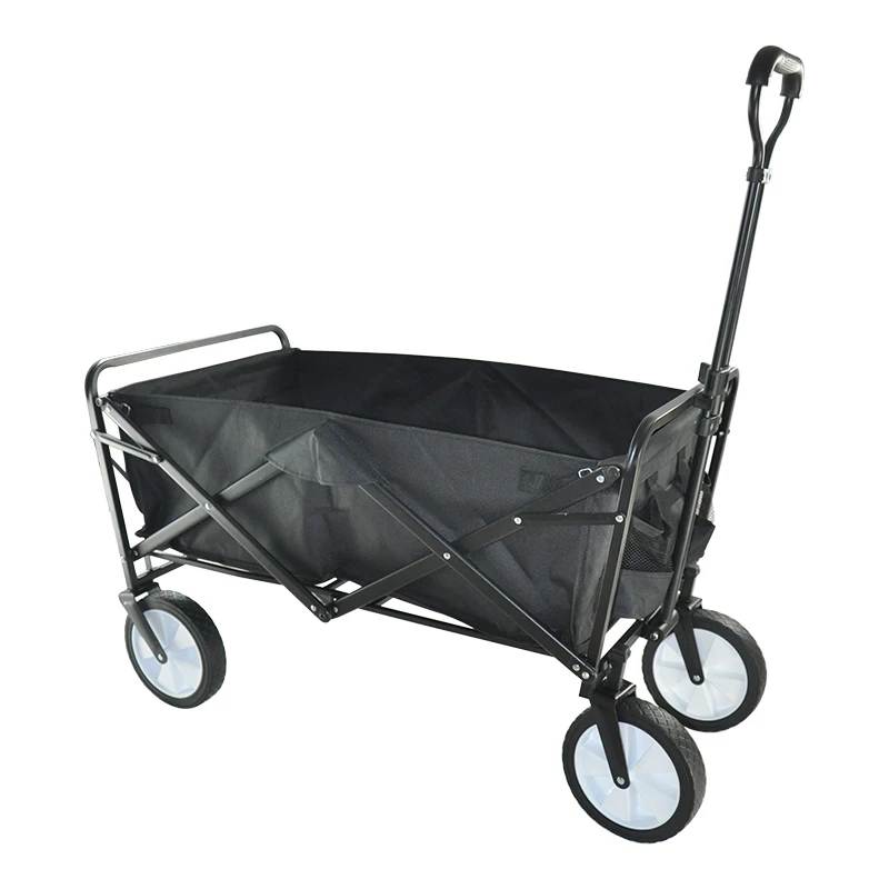 Garden Beach Collapsible Outdoor Camping Heavy Foldable Utility Wagon Duty Wheel Trolley With Kids Portable Folding Wagon
